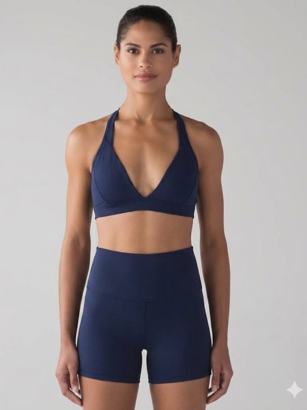 lululemon athletica All Day Breeze Bra, Navy Blue, size 10